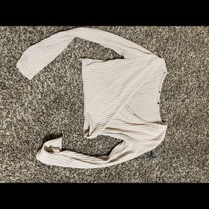 Cropped wrap top